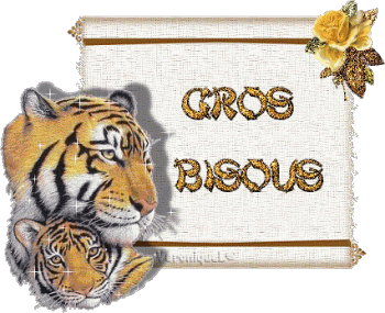 Résultat de recherche d'images pour "bisous tigre"